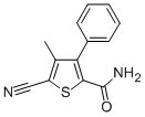 5-CYANO-4-METHYL-3-PHENYL-2-THIOPHENECARBOXAMIDE CAS#: 70541-99-0