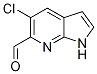 5-Chloro-1H-pyrrolo[2,3-b]pyridine-6-carbaldehyde CAS#: 1260382-91-9