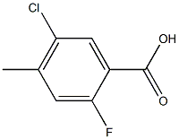 5-Chloro-2-fluoro-4-methylbenzoic acid CAS#: 1263274-67-4