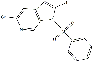 5-Chloro-2-iodo-1-(phenylsulfonyl)-6-azaindole CAS#: 1227269-34-2