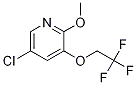 5-Chloro-2-methoxy-3-(2,2,2-trifluoroethoxy)pyridine CAS#: 1280786-68-6