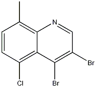 5-Chloro-3,4-dibromo-8-methylquinoline CAS#: 1209360-18-8
