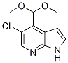 5-Chloro-4-(dimethoxymethyl)-1H-pyrrolo-[2,3-b]pyridine CAS#: 1261365-92-7