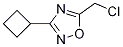 5-Chloromethyl-3-cyclobutyl-[1,2,4]oxadiazole CAS#: 1221278-57-4