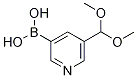 5-(Dimethoxymethyl)pyridine-3-boronic acid CAS#: 1256346-31-2