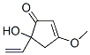 (+)-5-Ethenyl-5-hydroxy-3-methoxy-2-cyclopenten-1-one CAS#: 71721-72-7