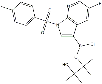 5-Fluoro-1-tosyl-7-azaindole-3-boronic acid pinacol ester CAS#: 1259279-57-6