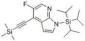 5-Fluoro-1-(triisopropylsilyl)-4-((trimethylsilyl) ethynyl)-1H-pyrrolo[2,3-b]pyridine CAS#: 1228666-08-7
