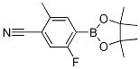 5-Fluoro-2-methyl-4-(4,4,5,5-tetramethyl-1,3,2-dioxaborolan-2-yl)benzonitrile CAS#: 1192023-08-7