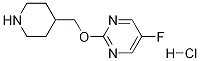 5-Fluoro-2-(piperidin-4-ylmethoxy)-pyrimidine hydrochloride CAS#: 1353965-96-4