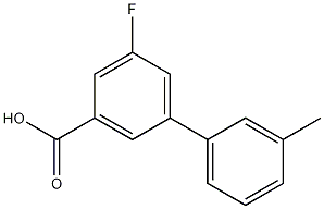 5-Fluoro-3'-methylbiphenyl-3-carboxylic acid CAS#: 1242336-54-4