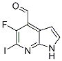 5-Fluoro-6-iodo-1H-pyrrolo[2,3-b]pyridine-4-carbaldehyde CAS#: 1261365-98-3