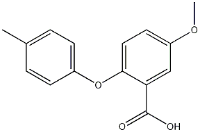 5-METHOXY-2-(P-TOLYLOXY)BENZOIC ACID CAS#: 1081829-65-3