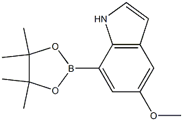 5-Methoxy-7-(4,4,5,5-tetramethyl-1,3,2-dioxaborolan-2-yl)-1H-indole CAS#: 1219637-79-2
