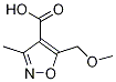 5-(MethoxyMethyl)-3-Methylisoxazol-4-carboxylic acid CAS#: 1108712-48-6