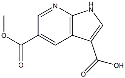 5-Methoxycarbonyl-7-azaindole-3-carboxylic acid CAS#: 1190321-80-2