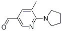 5-Methyl-6-(pyrrolidin-1-yl)nicotinaldehyde CAS#: 1355206-00-6