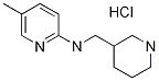 5-Methyl-N-(piperidin-3-ylMethyl)pyridin-2-aMine hydrochloride, 98+% C12H20ClN3, 分子量 241.76 CAS#: 1185312-77-9