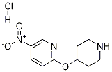 5-Nitro-2-(4-piperidinyloxy)pyridine hydrochloride CAS#: 1185309-69-6
