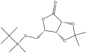 5-O-[(tert-Butyl)dimethylsilyl]-2,3-O-(1-methylethylidene)-L-lyxonic acid gamma-lactone CAS#: 1044813-00-4