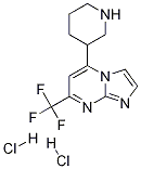 5-Piperidin-3-yl-7-trifluoromethyl-imidazo[1,2-a]-pyrimidine dihydrochloride CAS#: 1185299-45-9