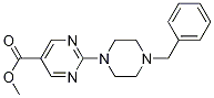 5-PyriMidinecarboxylic acid, 2-[4-(phenylMethyl)-1-piperazinyl]-, Methyl ester CAS#: 1133784-12-9