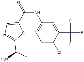 5-ThiazolecarboxaMide, 2-[(1R)-1-aMinoethyl]-N-[5-chloro-4-(trifluoroMethyl)-2-pyridinyl]- CAS#: 1095823-62-3