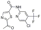 5-ThiazolecarboxaMide, 2-acetyl-N-[5-chloro-4-(trifluoroMethyl)-2-pyridinyl]- CAS#: 1095825-46-9