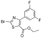 5-Thiazolecarboxylic acid, 2-broMo-4-(3,5-difluorophenyl)-, ethyl ester CAS#: 1188123-06-9