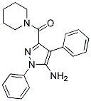 (5-amino-1,4-diphenyl-1H-pyrazol-3-yl)(piperidin-1-yl)methanone CAS#: 1076197-32-4