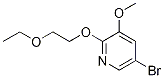 5-broMo-2-(2-ethoxyethoxy)-3-Methoxypyridine CAS#: 1315545-05-1