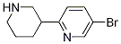 5-broMo-2-(piperidin-3-yl)pyridine CAS#: 1256804-87-1