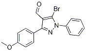 5-broMo-3-(4-Methoxyphenyl)-1-phenyl-1H-pyrazole-4-carbaldehyde CAS#: 1188037-01-5