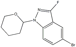 5-broMo-3-fluoro-1-(tetrahydro-2H-pyran-2-yl)-1H-indazole CAS#: 1365889-96-8