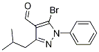 5-broMo-3-isobutyl-1-phenyl-1H-pyrazole-4-carbaldehyde CAS#: 1188037-62-8