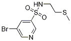5-broMo-N-(2-(Methylthio)ethyl)pyridine-3-sulfonaMide CAS#: 1251086-91-5
