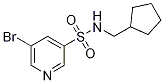 5-broMo-N-(cyclopentylMethyl)pyridine-3-sulfonaMide CAS#: 1305209-56-6