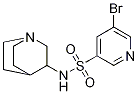 5-broMo-N-(quinuclidin-3-yl)pyridine-3-sulfonaMide CAS#: 1304451-98-6