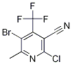 5-bromo-2-chloro-6-methyl-4-(trifluoromethyl)nicotinonitrile CAS#: 1135283-49-6