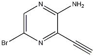 5-bromo-3-ethynylpyrazin-2-amine CAS#: 1209289-08-6