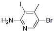 5-bromo-3-iodo-4-methylpyridin-2-amine CAS#: 1150618-04-4