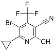5-bromo-6-cyclopropyl-2-hydroxy-4-(trifluoromethyl)nicotinonitrile CAS#: 1092352-29-8