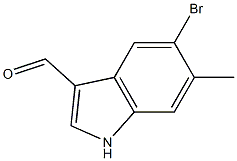 5-bromo-6-methyl-1H-Indole-3-carboxaldehyde CAS#: 1368319-66-7