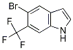 5-bromo-6-(trifluoromethyl)-1H-indole CAS#: 1198475-24-9