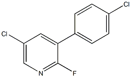 5-chloro-3-(4-chlorophenyl)-2-fluoropyridine CAS#: 1364677-73-5