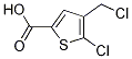 5-chloro-4-(chloromethyl)thiophene-2-carboxylic acid CAS#: 1223748-49-9