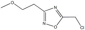 5-(chloromethyl)-3-(2-methoxyethyl)-1,2,4-oxadiazole(SALTDATA: FREE) CAS#: 1082766-40-2