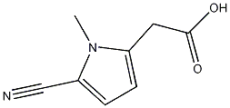 5-cyano-1-methyl-1H-pyrrole-2-acetic acid CAS#: 71290-65-8