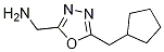(5-(cyclopentylMethyl)-1,3,4-oxadiazol-2-yl)MethanaMine CAS#: 1248219-01-3