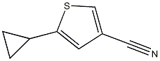 5-cyclopropylthiophene-3-carbonitrile CAS#: 1245643-73-5